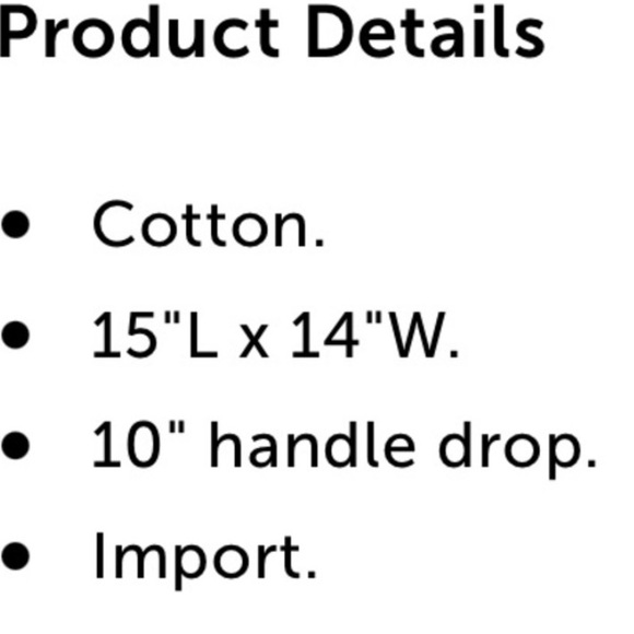 J. Crew cocktails canvas reusable tote bag - Picture 2 of 4